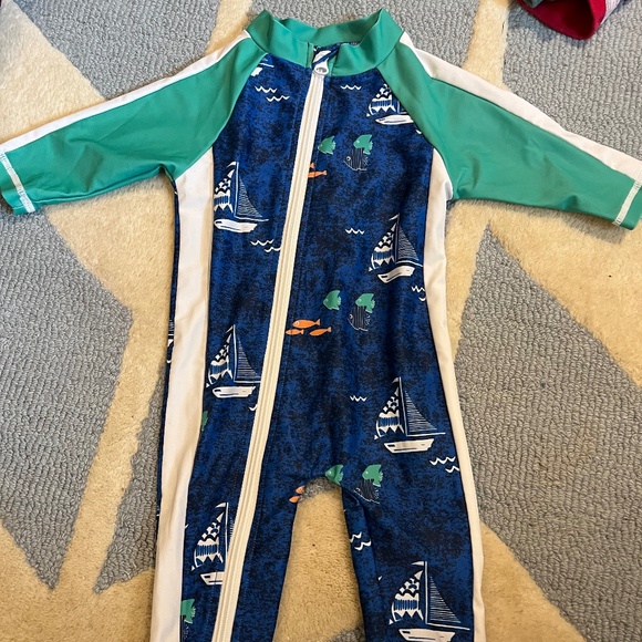 SwimZip romper bathing suit 0-6 months